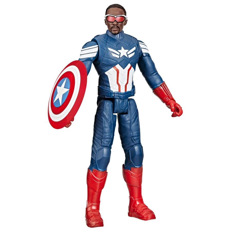 Boneco Marvel Vingadores Titan Hero Capitão América Falcão Sam Wilson - F9276