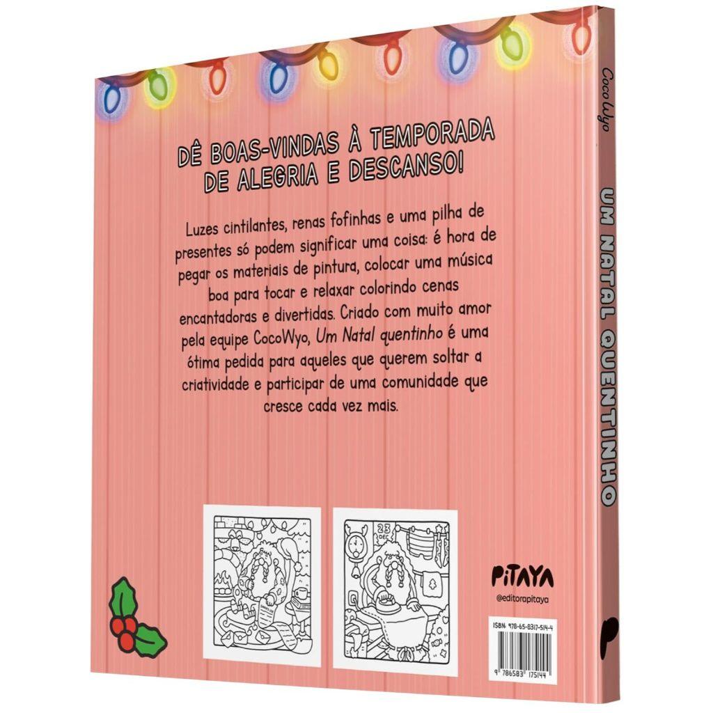 Livro De Colorir Um Natal Quentinho (cozy Christmas) Coco Wyo