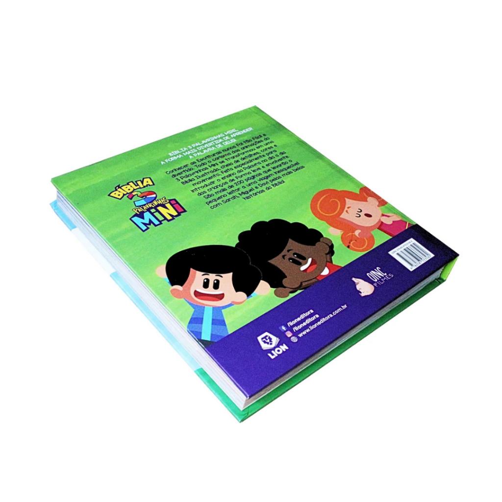 Bíblia 3 Palavrinhas Mini Ilustrada Capa Dura