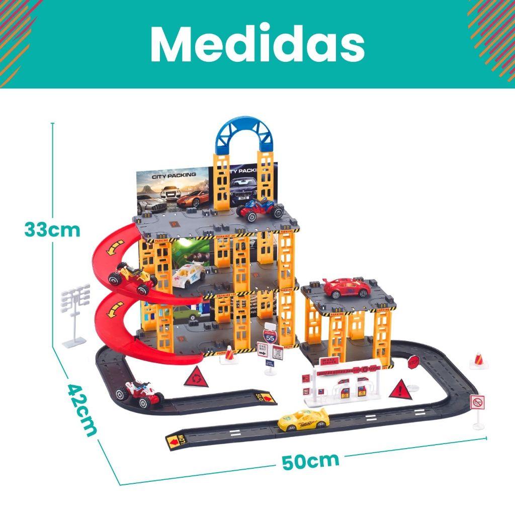 Pista De Carrinhos Bombeiros Brinquedo Infantil Corrida