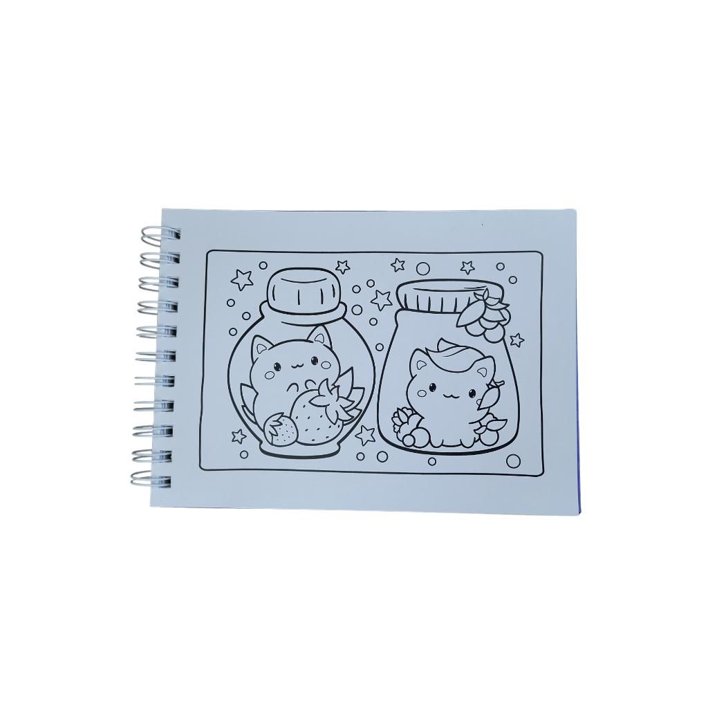 Cute Comfy Super Extra Edição 01 - Livro De Colorir Adulto - Capa Dura Holográfica