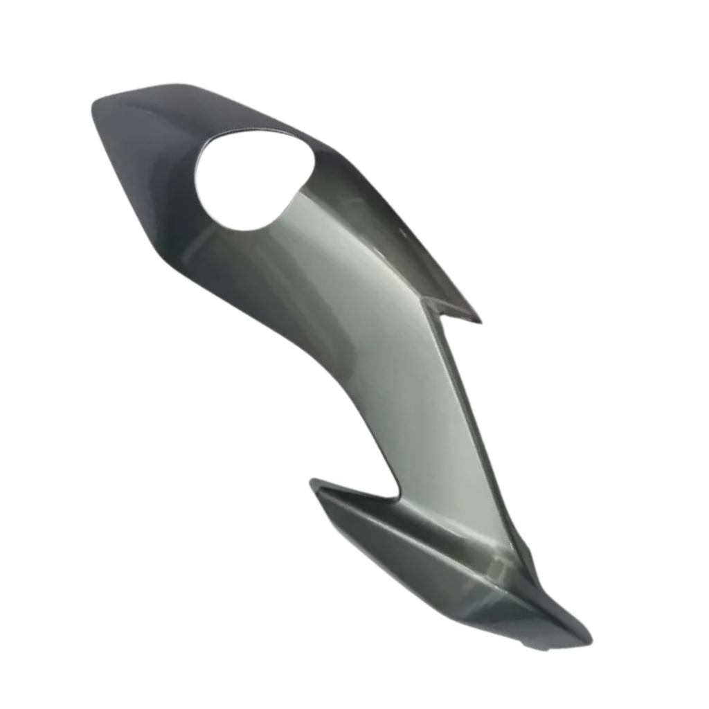 Carenagem Lateral Farol Moto Fan 160 2023 Esd Prata Metálico
