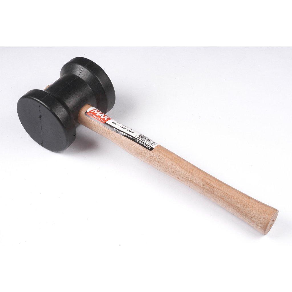 Martelo De Borracha 40mm Preto - MAX