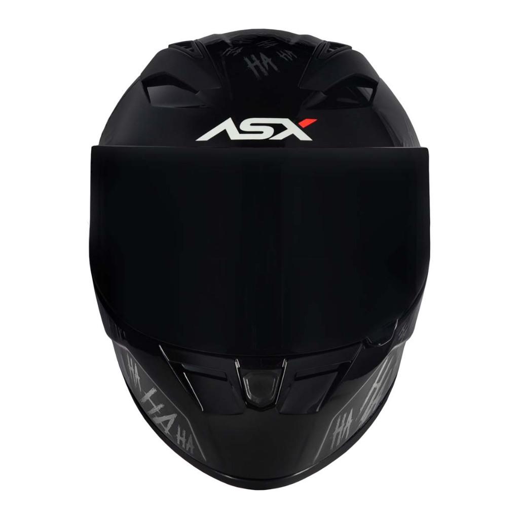Capacete Moto Masculino Asx City Preto Fun Brilhante
