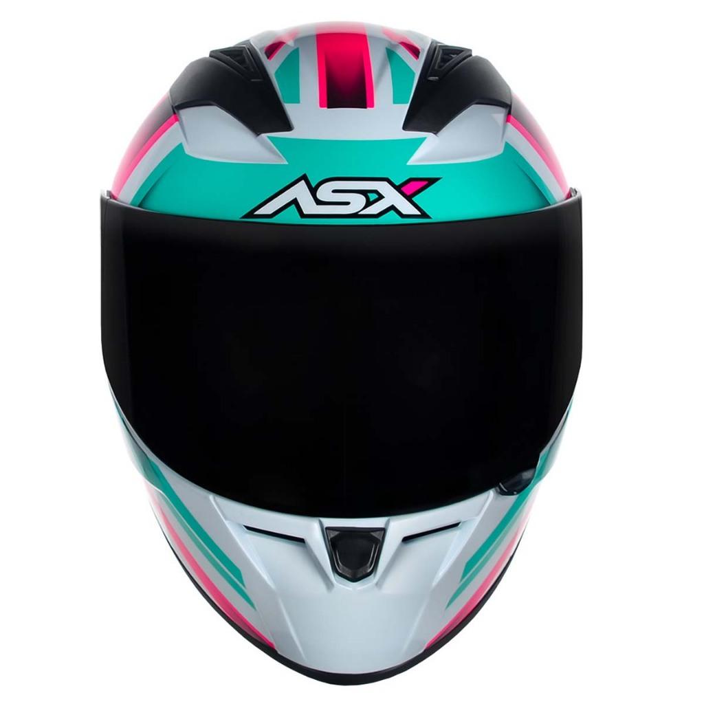 Capacete Feminino Rosa Asx City Kingdom Brilho