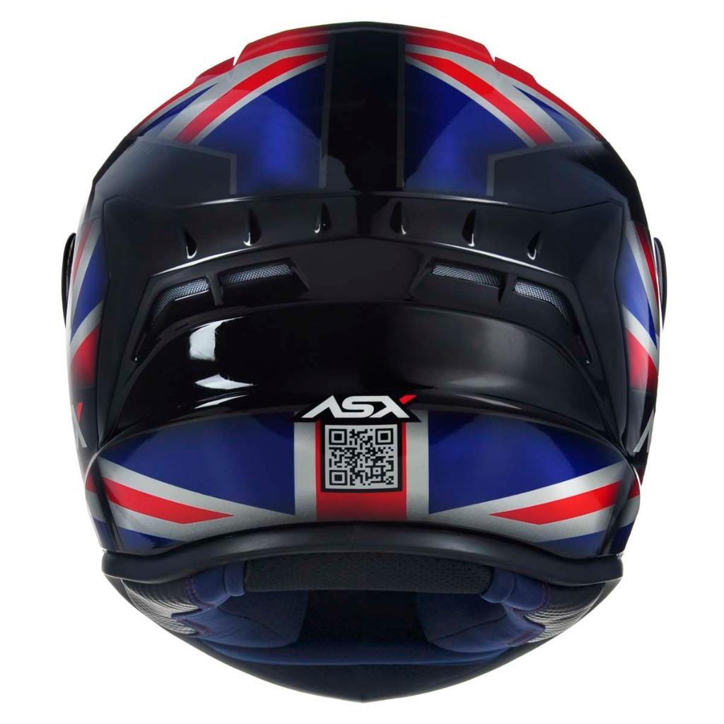 Capacete Masculino Feminino Esportivo Asx Draken Uk Brilhante
