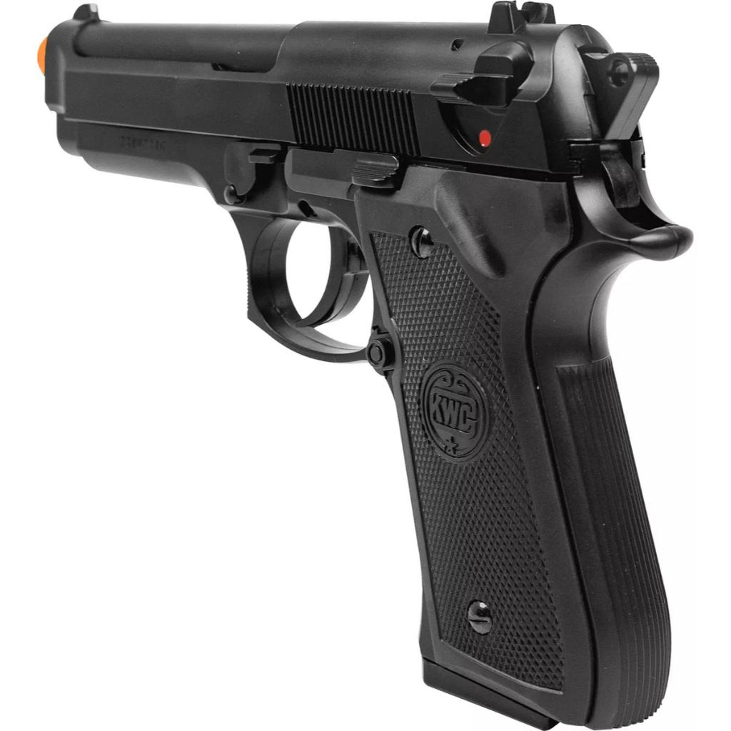 Pistola De Pressão M92 Kwc Esfera De Alumínio Spring 6mm Mola Rossi
