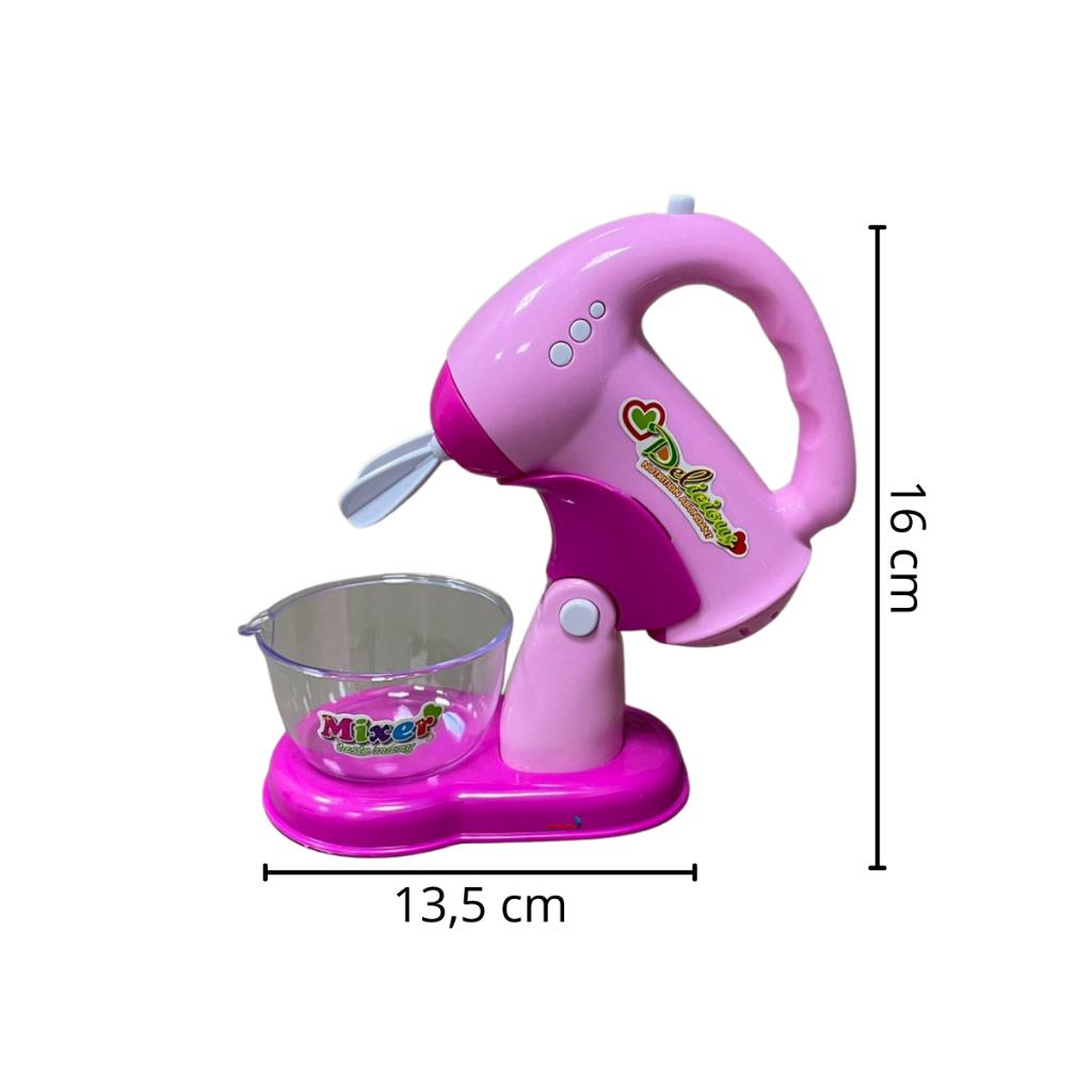 Kit Liquidificador E Batedeira Infantil Importway Luz E Som