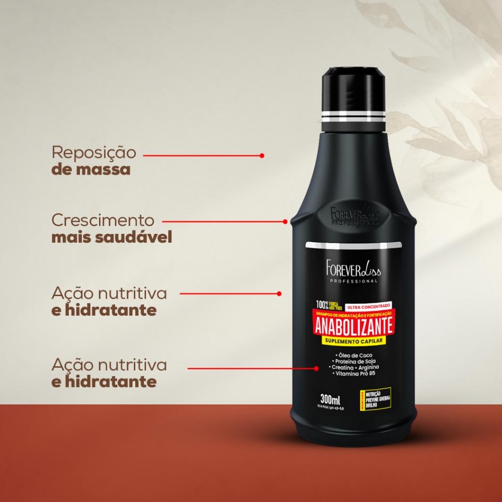 Shampoo Anabolizante Forever Liss 300ml