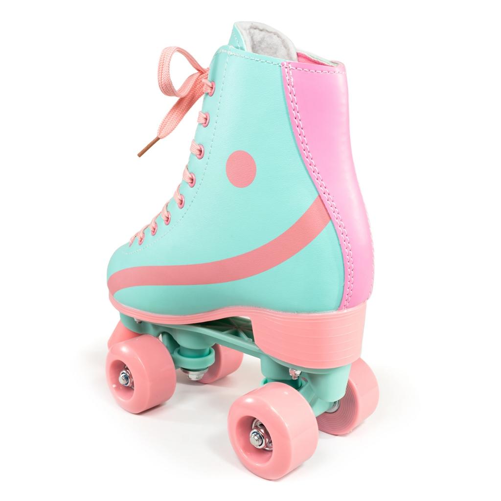 Patins Infantil Feminino 4 Rodas Roller Profissional Luna Ajustável C/freio Confortável Iniciante