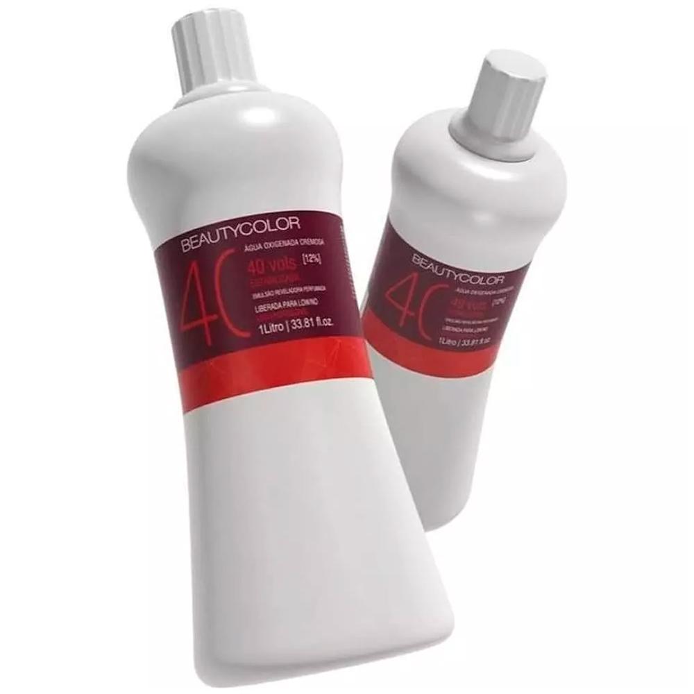 Água Oxigenada Cremosa Beauty Color Profissional 40 Volumes 1 Litro