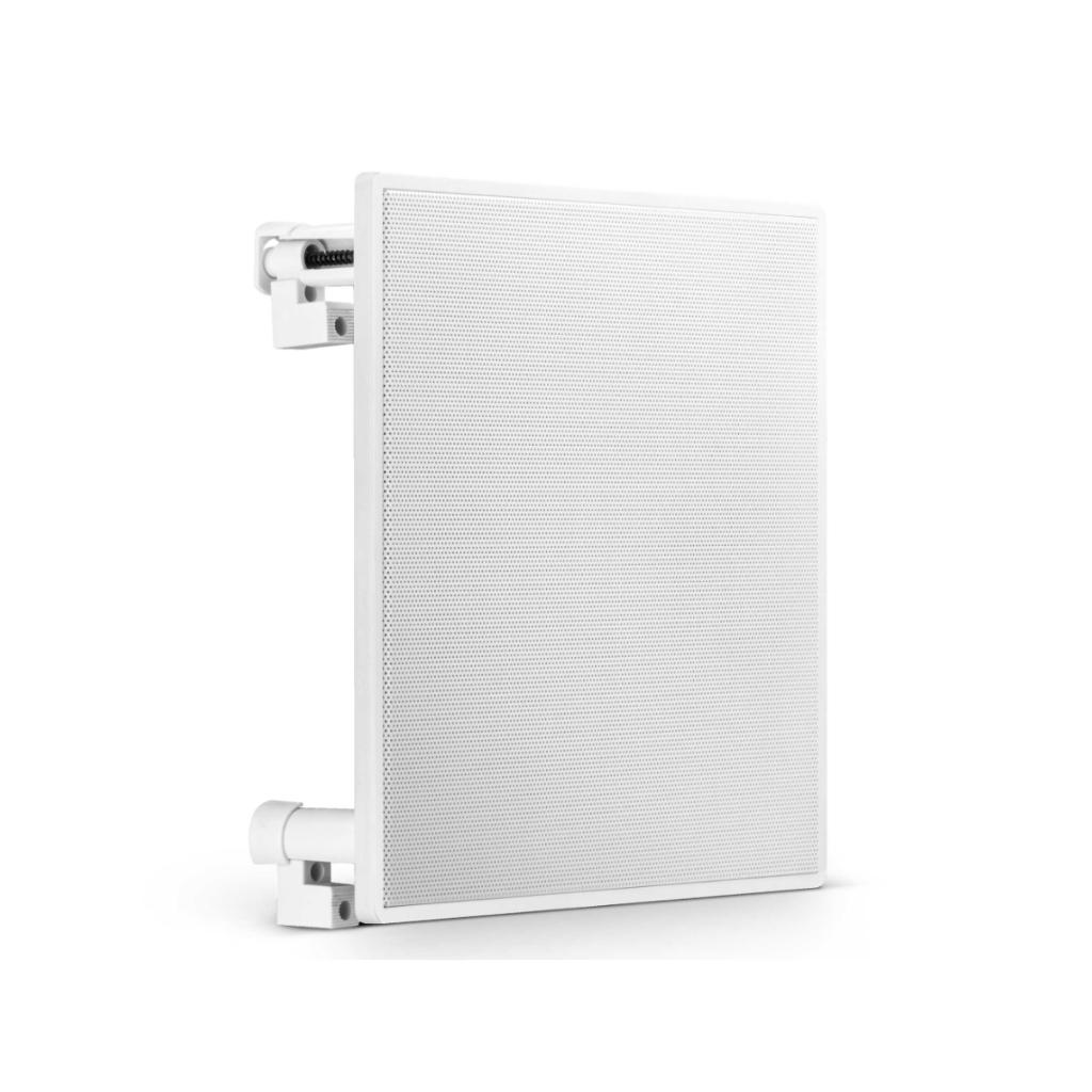 Caixa De Embutir Arandela Frahm Quadrada 6cx50q Aluminio Branca Som Ambiente