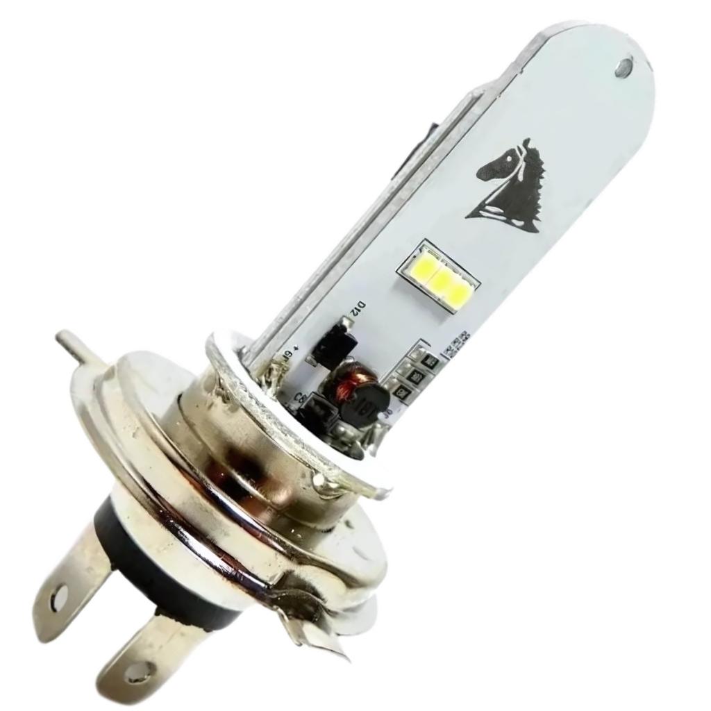 Lâmpada Farol LED Strobo H4 Moto Carro 6500k Stallion Cavalinho Titan 160
