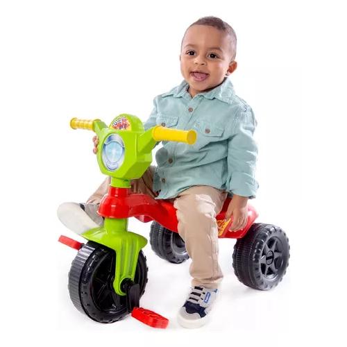 Motoca Triciclo Menino E Menina Resistente Certific. Inmetro