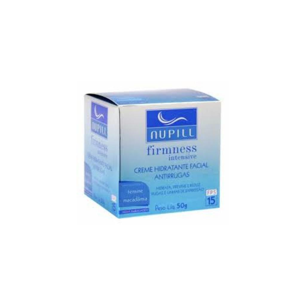 Creme Hidratante Facial Nupill Anti-rugas FPS 15 50g Hidratação E Proteção Diária