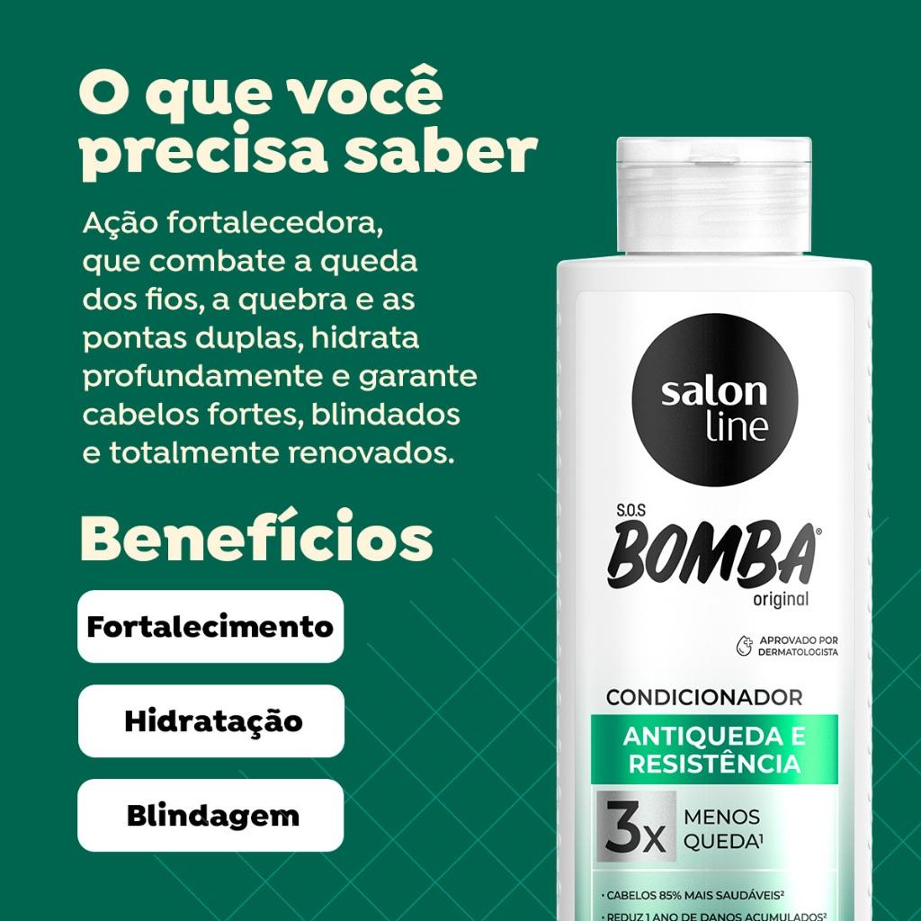 Condicionador Sos Bomba Antiqueda Salon Line 300ml