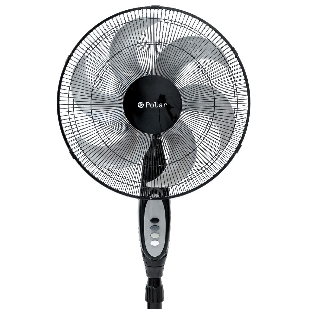 Ventilador De Coluna Polar Maxi Turbo Preto Com 6 Pás 40 Cm