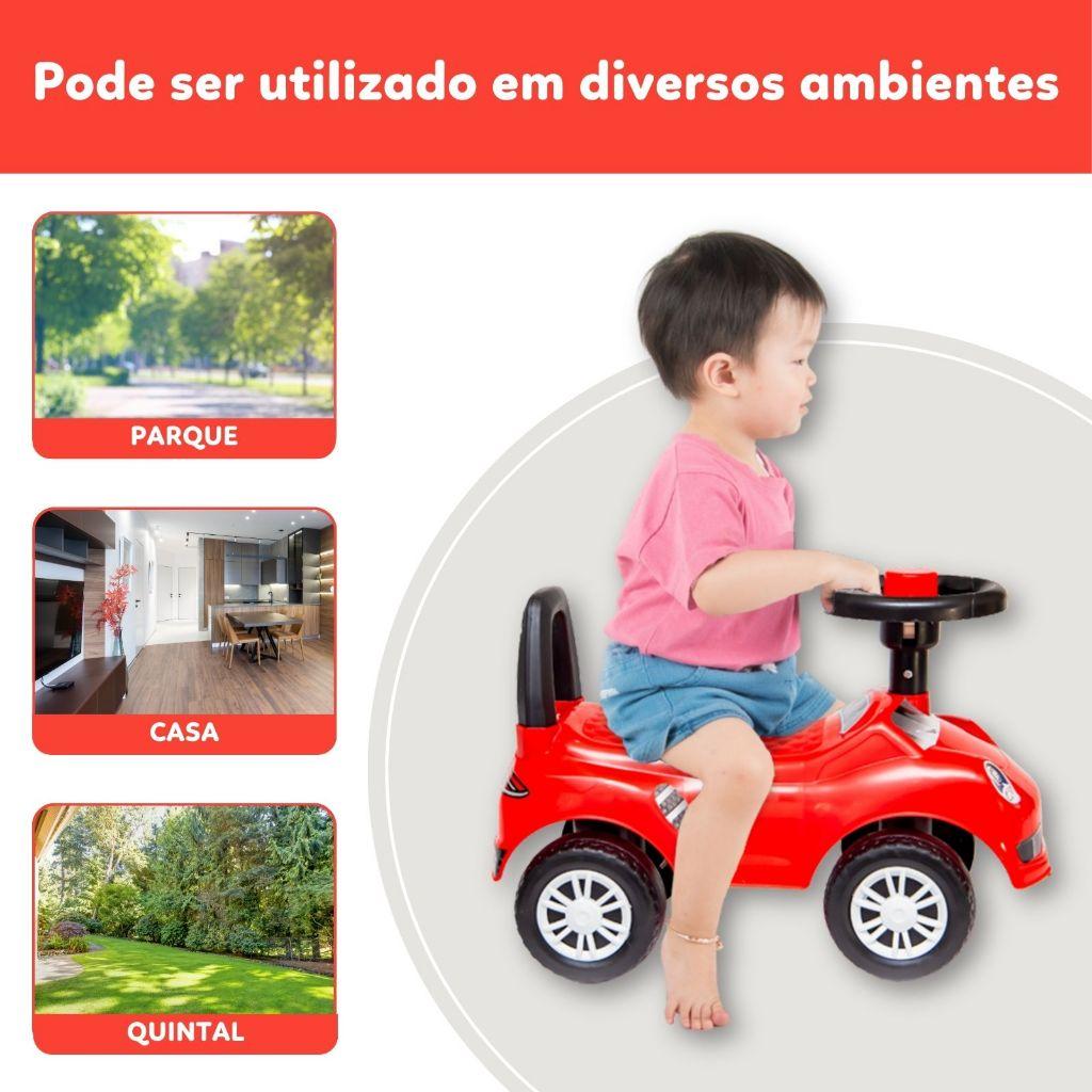 Triciclo Motoca Menino Menina Andador Infantil Sem Pedal