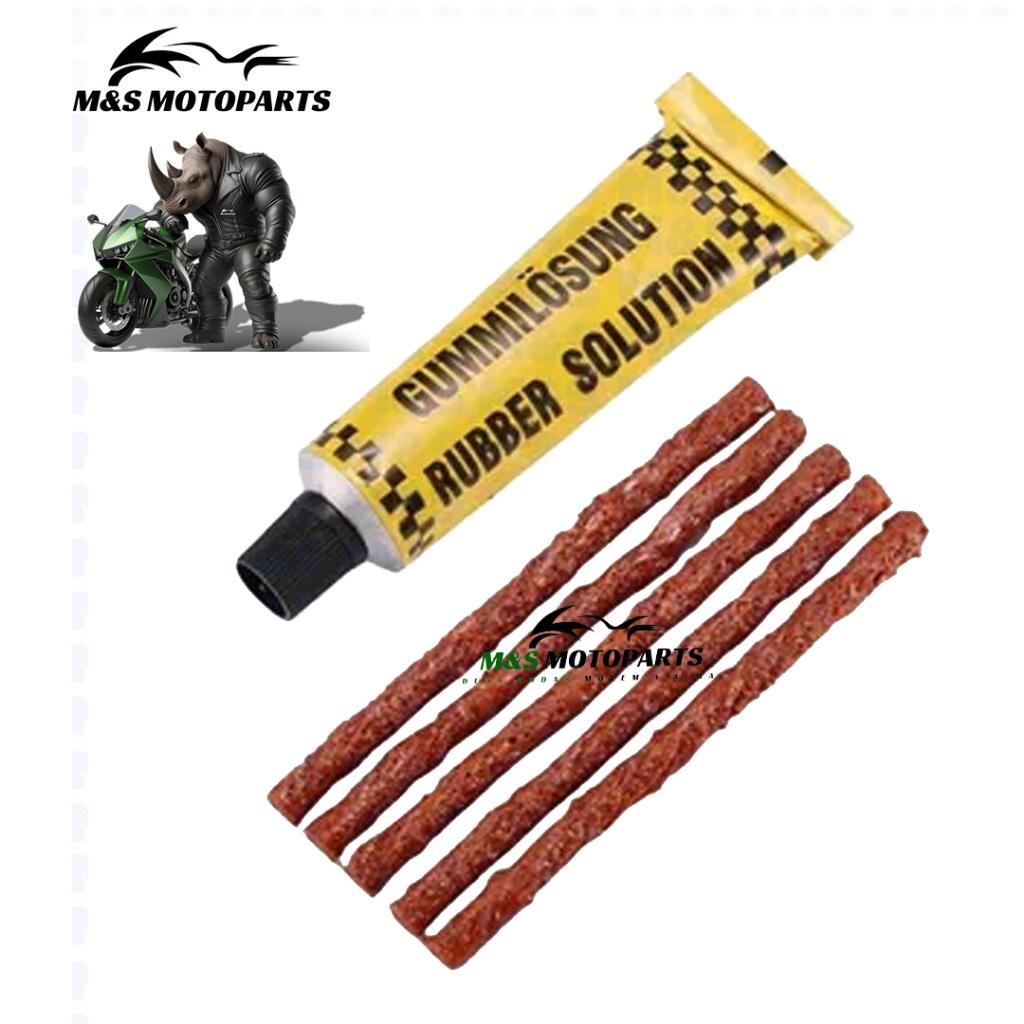 Kit Reparo Pneu Sem Camara Moto Carro