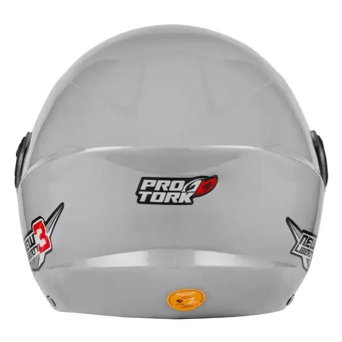 Capacete Aberto Tork Liberty New Three Prata