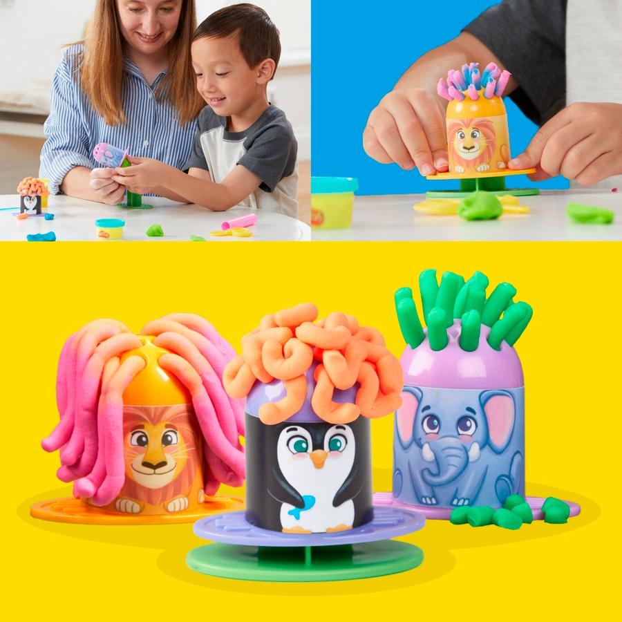 Massinha Play Doh Conjunto Animais Estilosos - Hasbro F8787