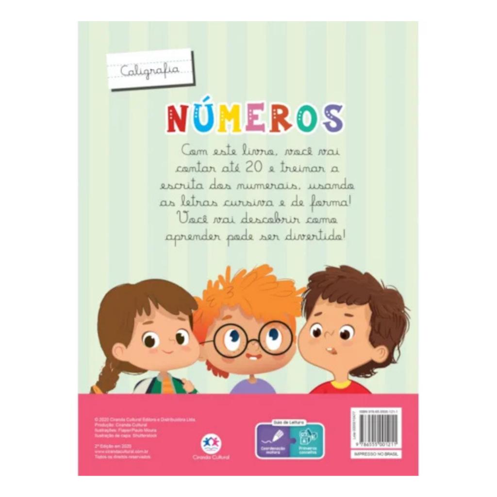 Livro Números - Ciranda Escolar Caligrafia
