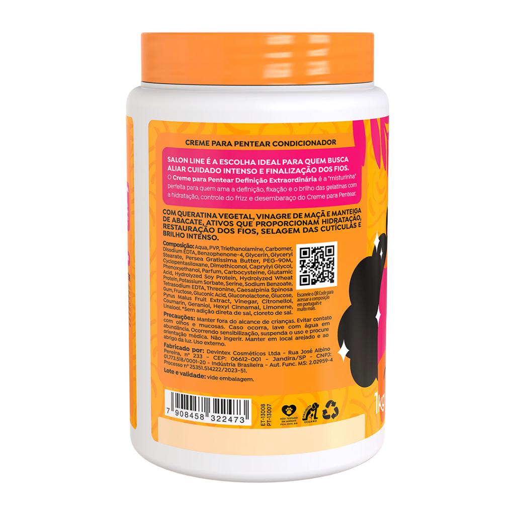 Creme Para Pentear Definição Extraordinária 1kg