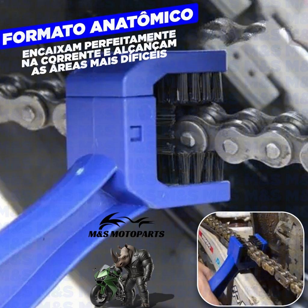 Chave Extratora Pino E Reparo Correntes Bike E Moto 420-530 Com Escova De Limpeza