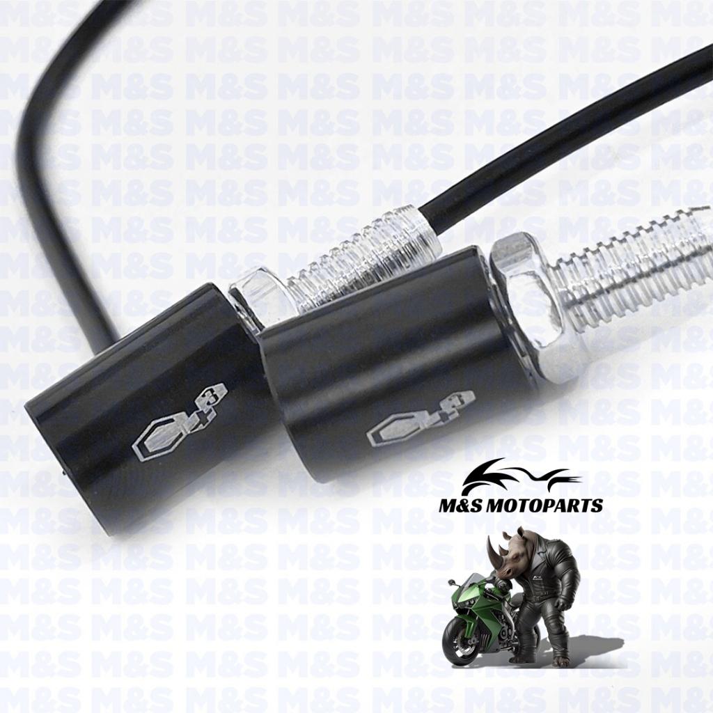 Parafuso Luz Placa LED Moto Carro Universal Custom - Par