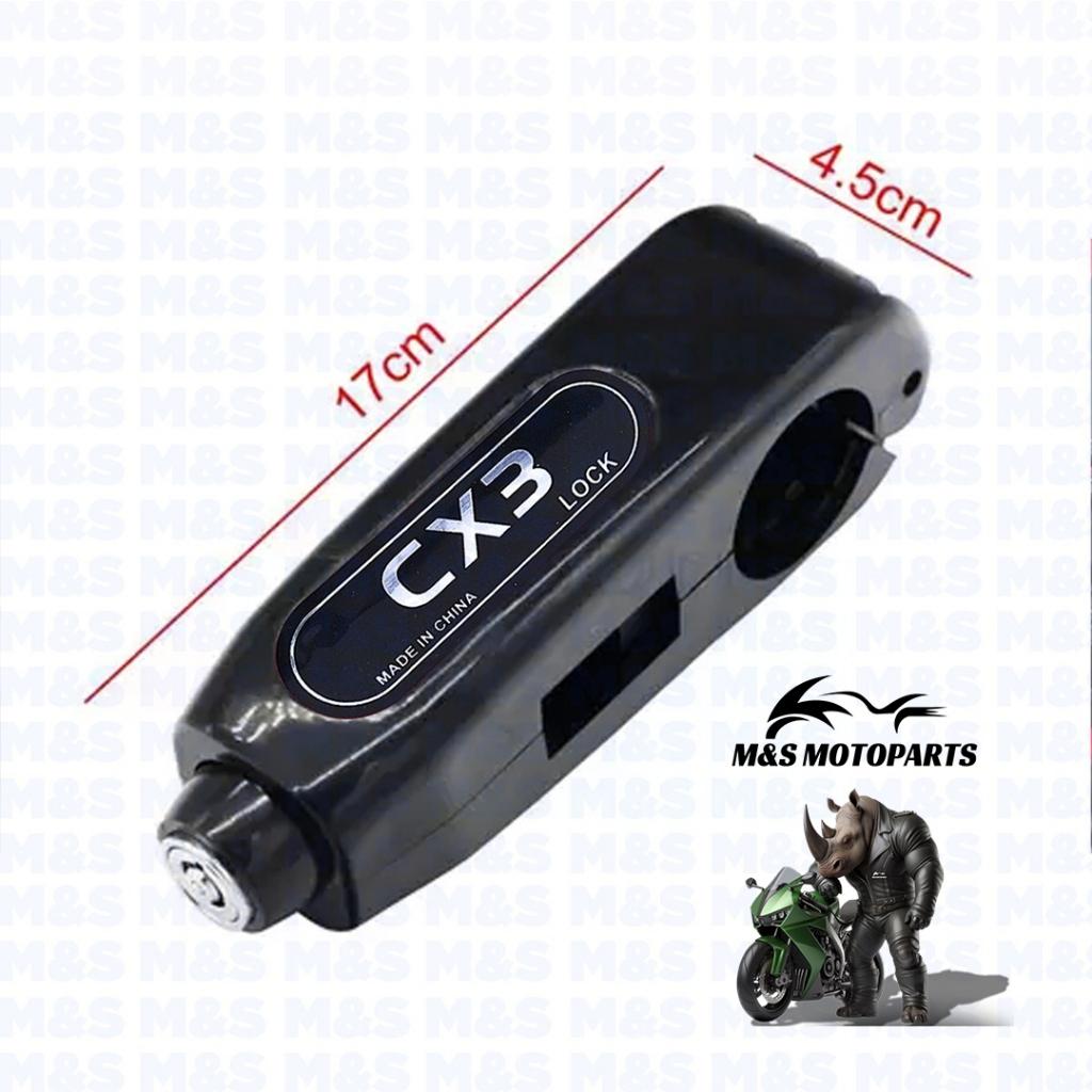 Trava Manete Antifurto Universal Para Guidão De Moto