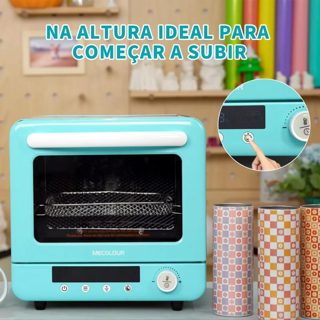 Prensa Forno 3d Para Sublimação Caneca 20 Litros Mecolour