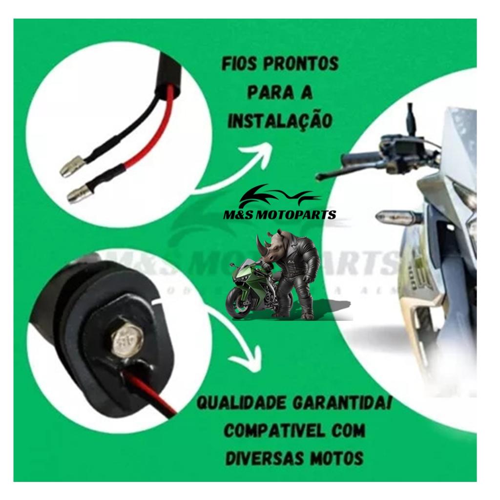 Pisca LED Seta Twister Xre 300 Adv 150 Sahara 300 Cb 300F Moto Seta Par