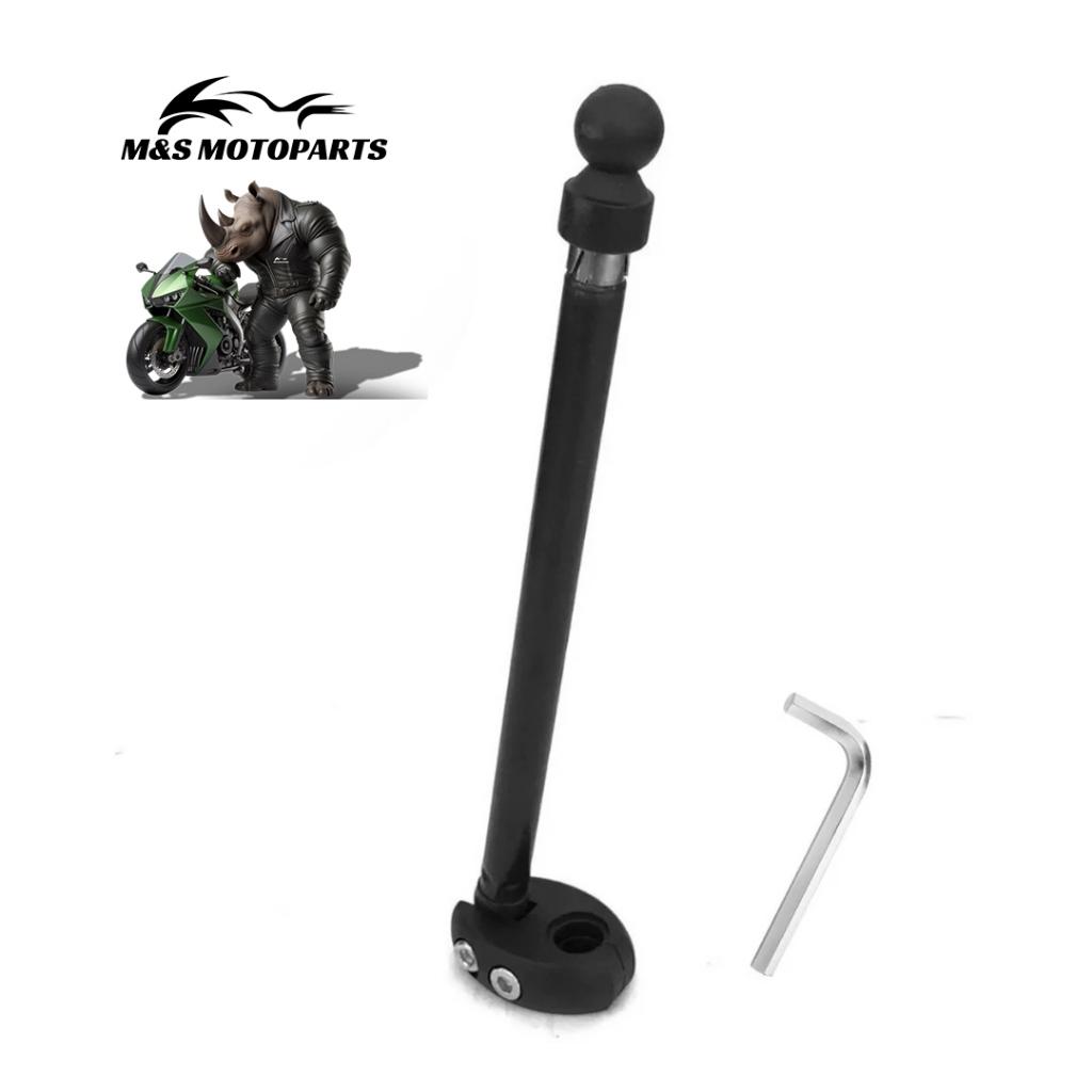 Antena Corta Linha Pipa Moto Anti Cerol Abs Retrovisor 6 Estágios 10MM Preta