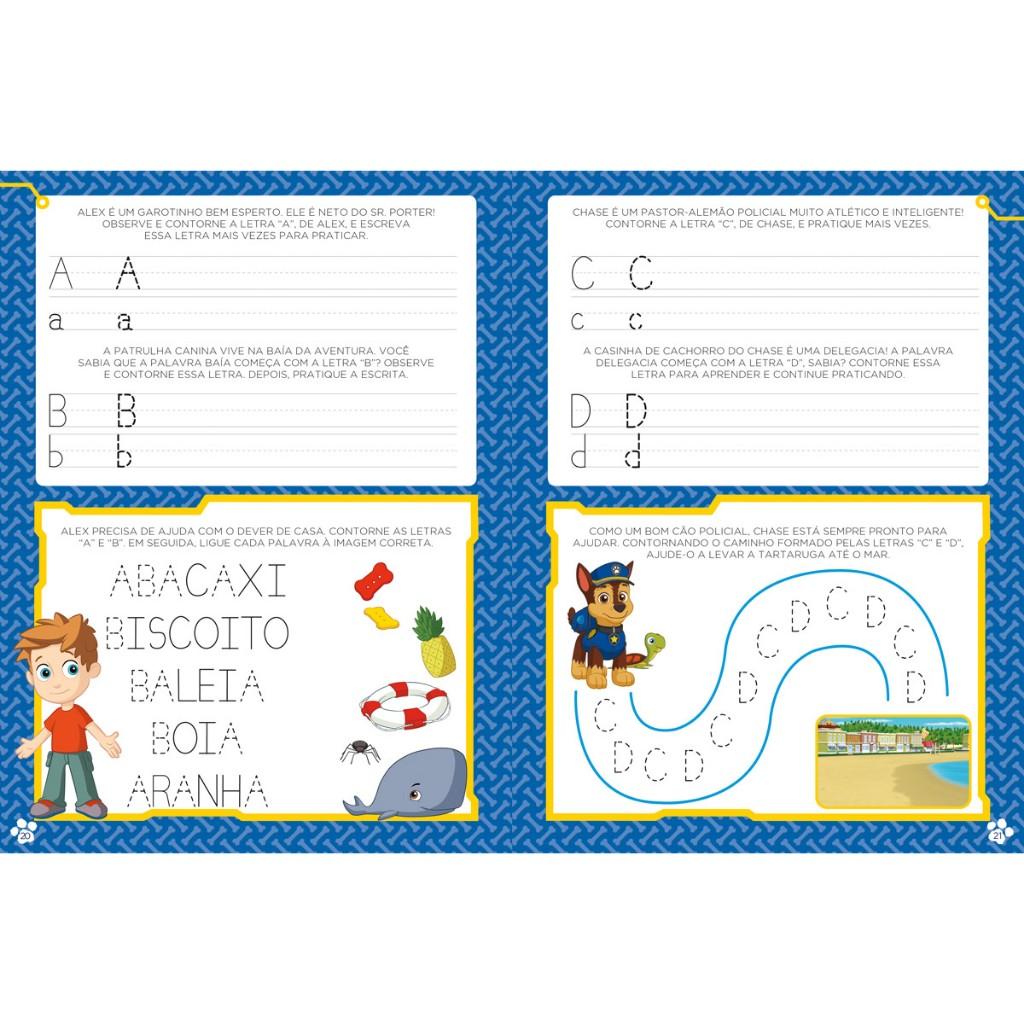 Livro Infantil Patrulha Canina - Aprender É Divertido