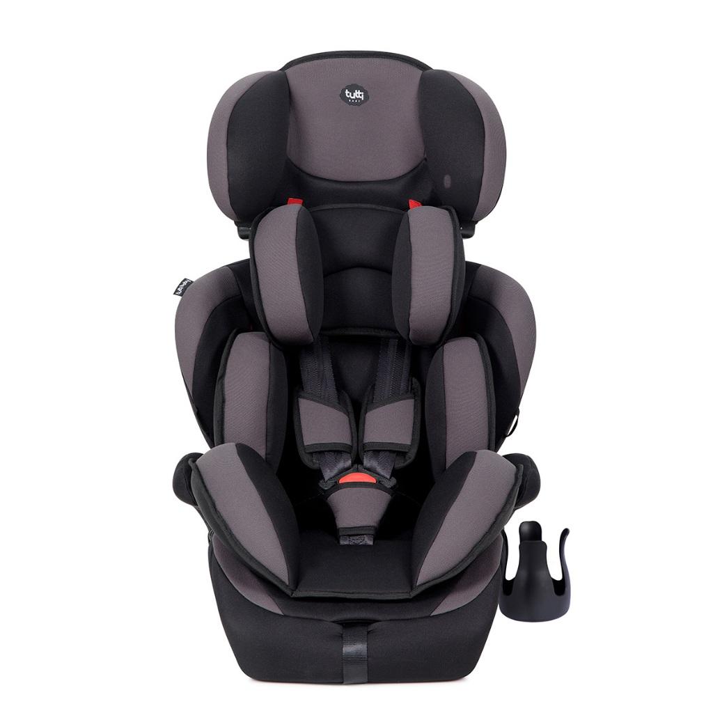 Cadeirinha Infantil Bebê Carro 09 Á 36 Kg Athenas Preta/cinza Tutti Baby