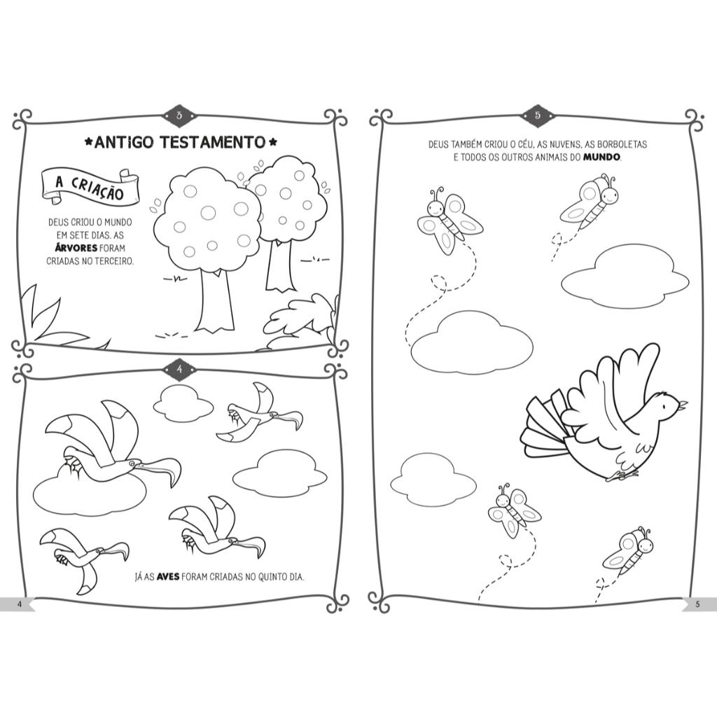Livro - 365 Desenhos Da Bíblia Para Colorir - Capa Comum - Ciranda Cultural