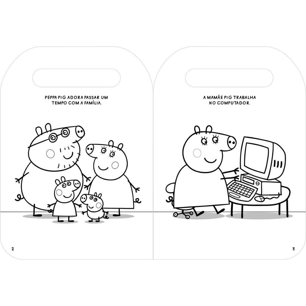 Livro Infantil Peppa Pig - Brincando Com Cores