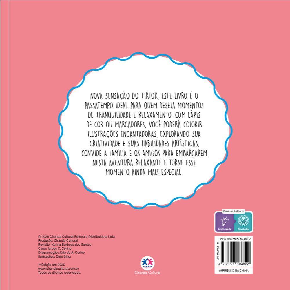 Livro Cute World De Colorir Ciranda Cultural