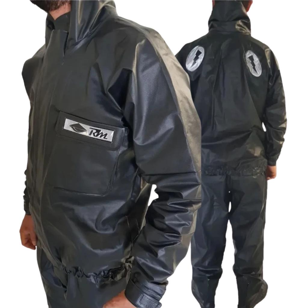 Capa De Chuva Motoboy P M G Gg Motociclista Calça Jaqueta Poliéster