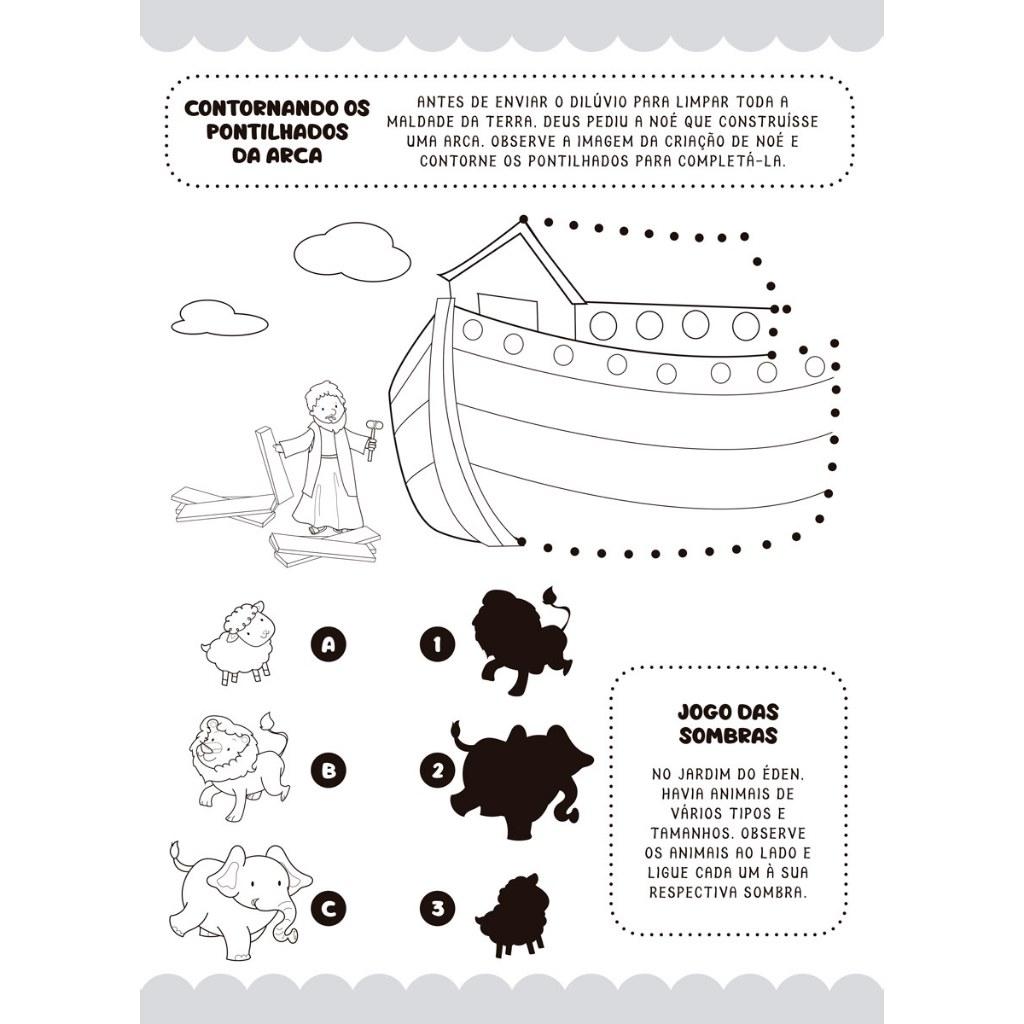 Livro - Passatempos Da Bíblia - Meu Livrão De Colorir - Ciranda Cultural