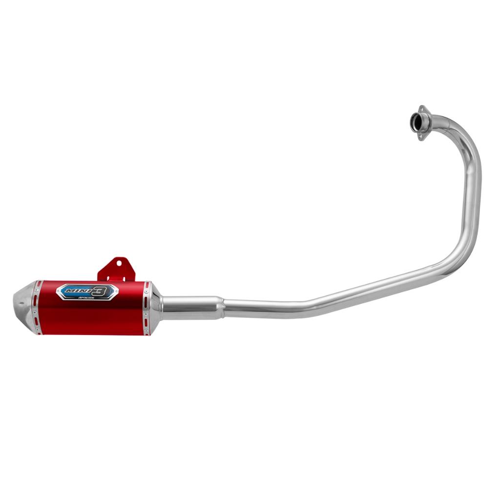 Escapamento Escape Moto PRO Tork Mini 3 Compatível Twister 2003 2004 2005 2006 2007 2008 Curva