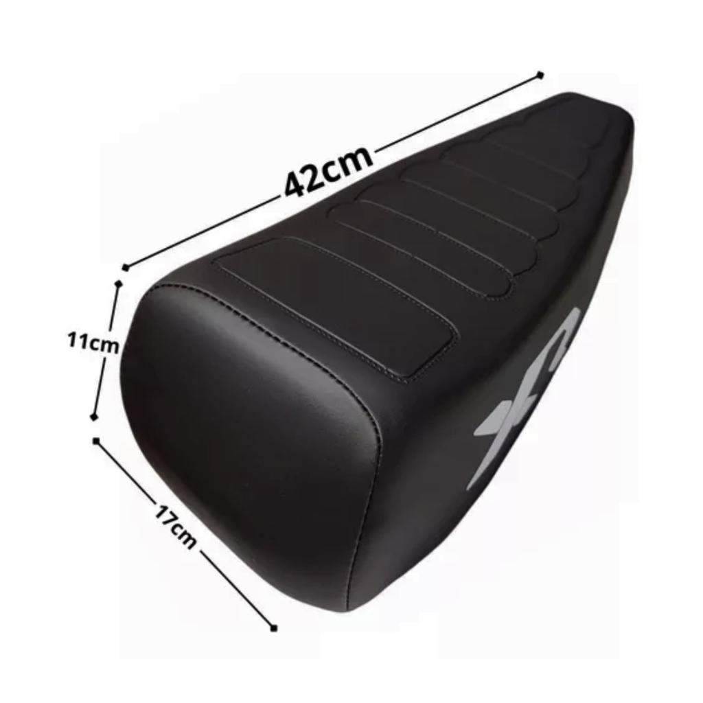Banco Xr Preto Mobilete Para Bicicleta Bike Aro 24 26 Resistente Reforçado Com Presilhas