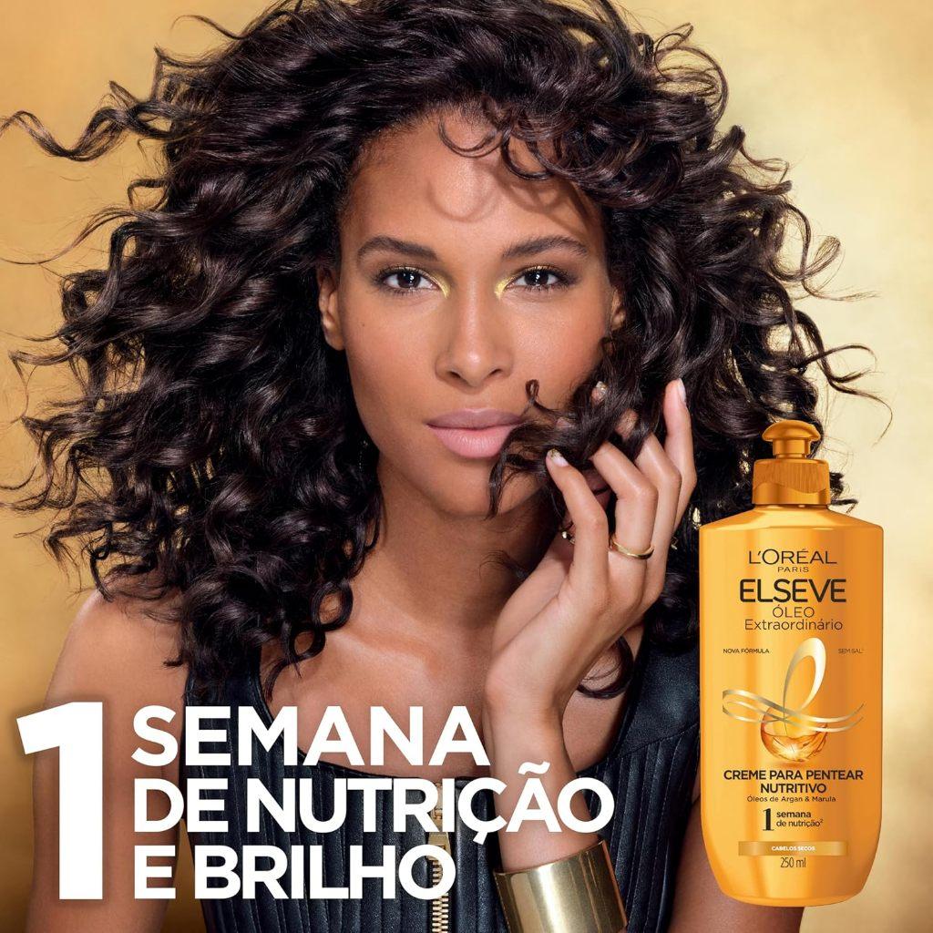 Creme Para Pentear Elseve Óleo Extraordinário Nutritivo 250ml