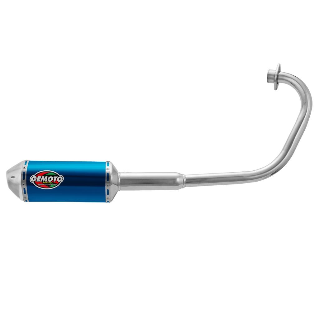 Escapamento Escape Moto Gemoto Racing 3 Trioval Titan Ks/es 150 2004 A