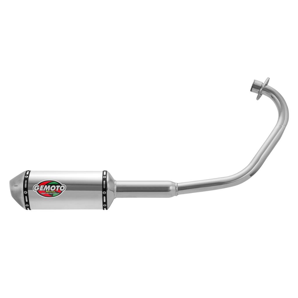 Escapamento Para Moto Racing 3 Trioval Gemoto Compatível Com Titan Ks 125/Fan 2000 A