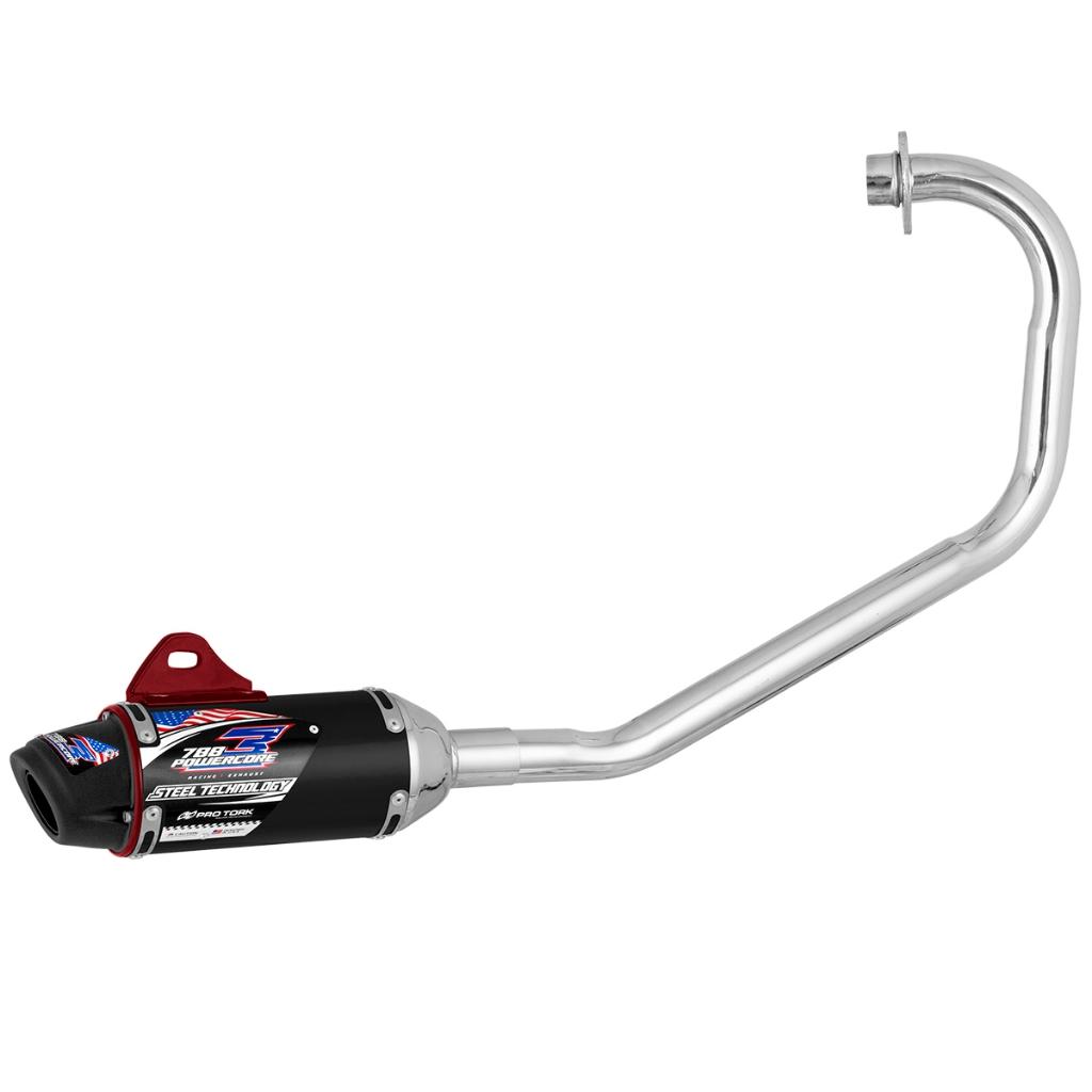 Escapamento Escape Powercore 3 Steel Technology Moto PRO Tork Titan 160 2016 A
