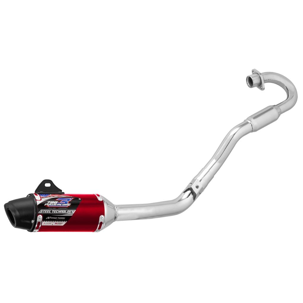 Escapamento Moto Steel Technology Powercore 3 PRO Tork Compatível Com Crf 230F 2007 A