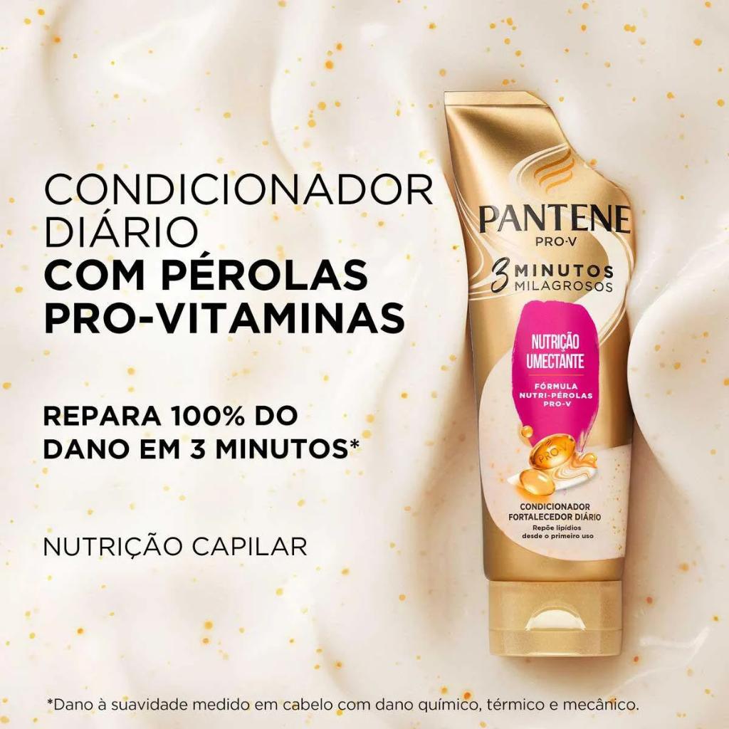 Condicionador Pantene 3 Min Liso Extremo 170ml