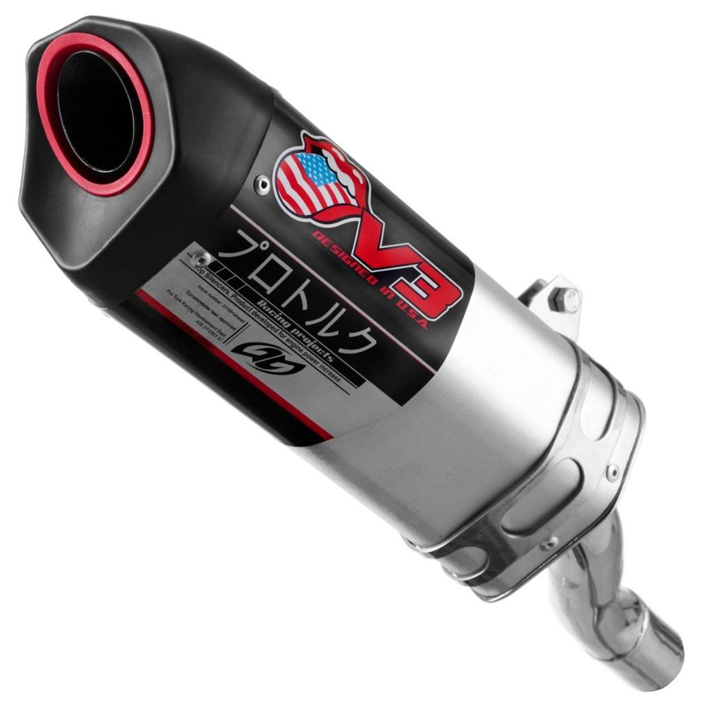 Ponteira Escape Escapamento PRO Tork V3 Para Moto Cb 250 Twister 2015 2016 2017