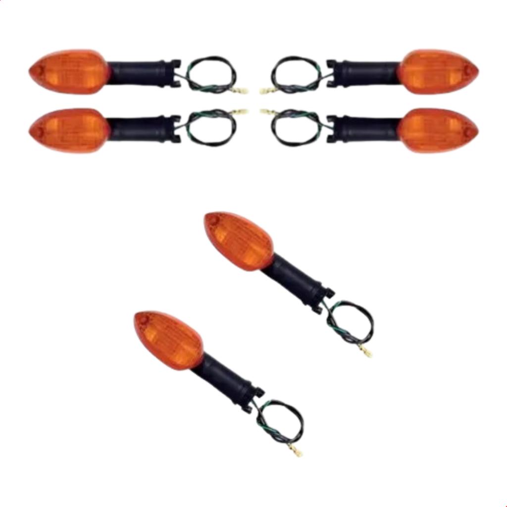 Pisca Seta Moto Xtz 250 Lander Laranja 4 Unidades